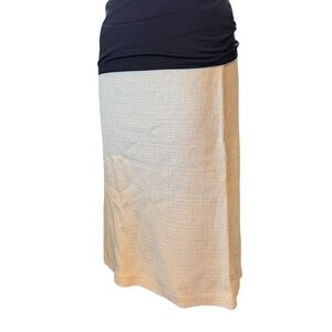 Cream St. John Collection  Skirt